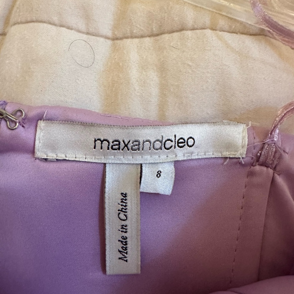 Max & Cleo Lavender Strapless Dress - Picture 5 of 5